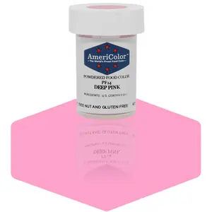 AmeriColor, Deep Pink, 3 Grams, Powdered Food Color
