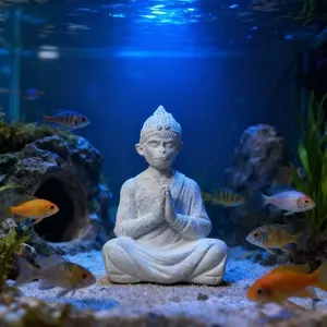 Fish Tank Decoration Replica Mountain Stone Ornament, Aquarium Scene Rock Sculpture, Creative Snow Peak Model, Unique Water Feature Decor, Beginner Aquarium