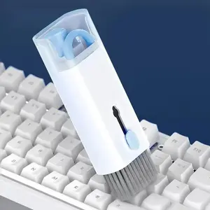 7-in-1 Keyboard Cleaning Tool, Multifunctional Dust Removal Brush for Smartphone, Earphone, Computer, Laptop, Watch, Lens, Durable, Camera Systems, Handy Laptop Cleaner.