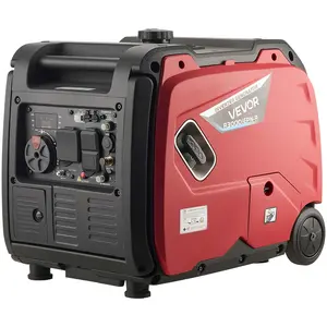 VEVOR 4200W Peak Quiet Dual Fuel Inverter Generator, Gas & LPG Powered, CO Sensor, Stable Power, RV-Ready 8.3A Outlet, Portable Handle, Long Run Time for Home & Outdoor Use