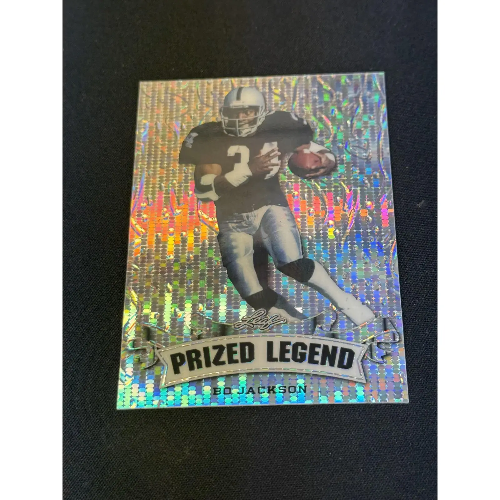 Bo Jackson 2023 LEAF Prized Metal Legend Silver /25 RC Raiders