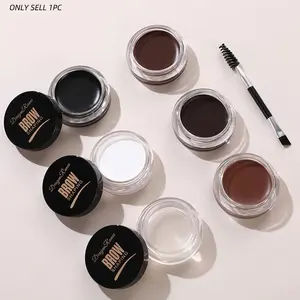 Wild Brow Cream, 1 Count Eyebrow Gel, Eyebrow Makeup Tool for Women, Eyebrow Paste Cosmetic, Tinted Eyebrow Cream, Eyebrow Tinting Cream, Eyebrow Makeup Products