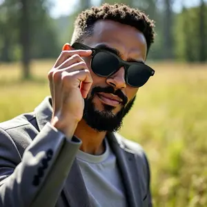Ai Smart Sports Sunglasses, Ai Camera Glasses, HD Photo Video, Offline Voice Control, Bluetooth-compatible Call, Dual Speaker Music, Safety Battery, OTG Function