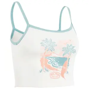 Roxy Women’s Crop Tank – Chill Beach Scene Vibes