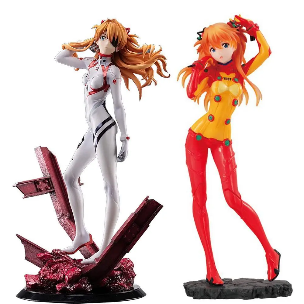 20CM PVC Neon Genesis Evangelion Soryu Asuka Langley Anime Action Figure, Figurines for Collectors, Cute Cool Desktop Decoration Gift Toy, Anime Action Figures
