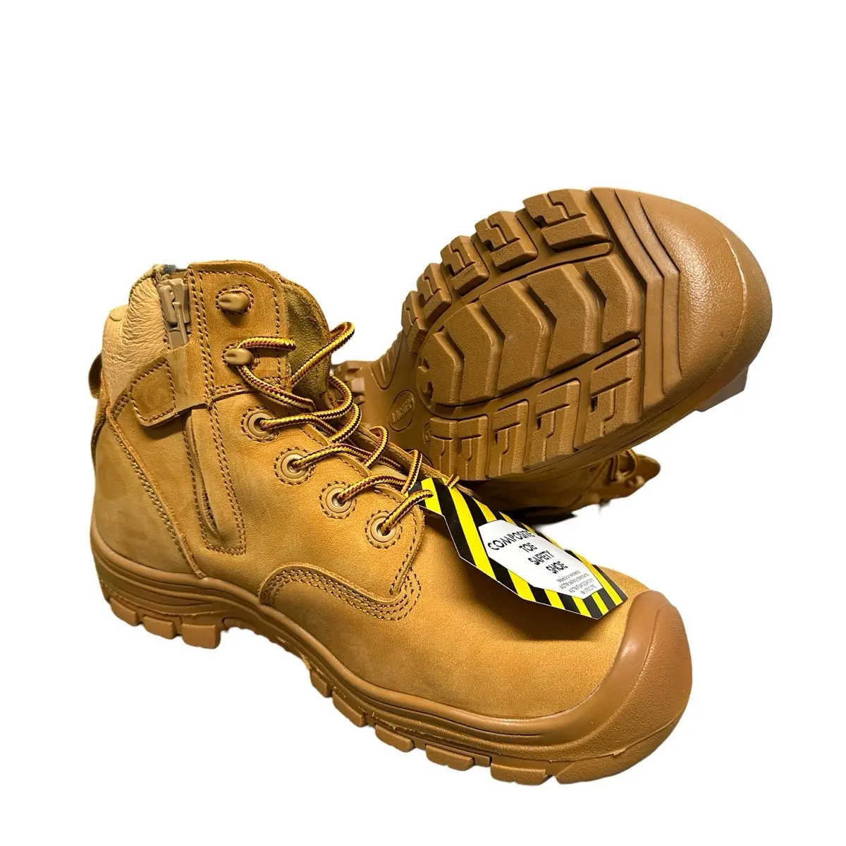 Jacata ST5130 light weight Tan Construction Work Boots with 