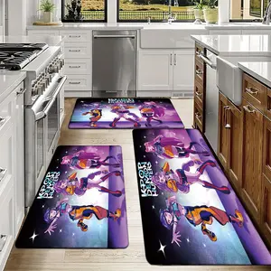 Huntress Group Trendy Anime Door Mat, Kitchen Rug, Fan Gift, Polyester Carpet, Suitable for Living Room, Bedroom, Bathroom, Kitchen