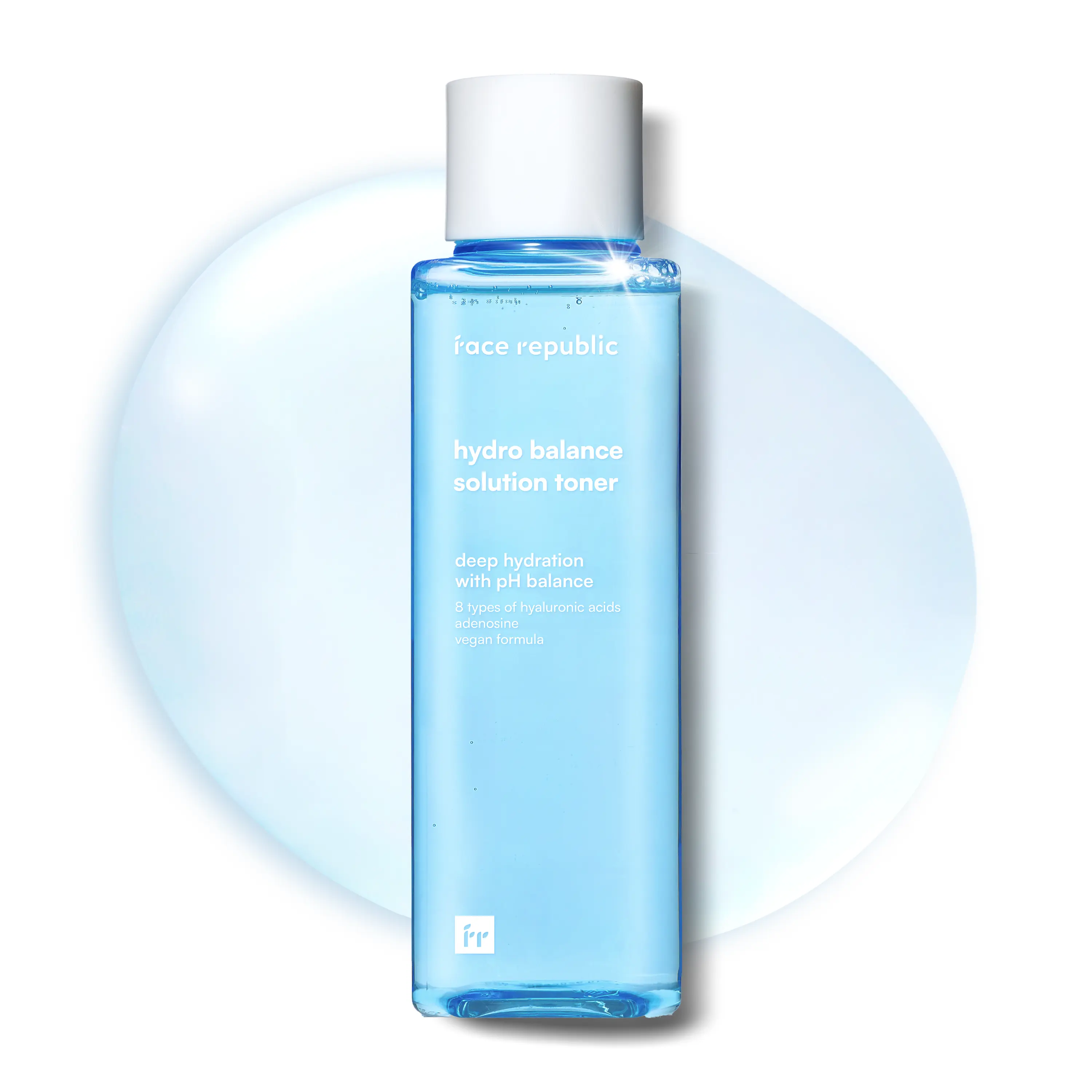 [Official Face Republic Partner] Hydro Balance Solution Toner 160ml 5.41 fl oz | Hydrating & Balancing | Hyaluronic Acids, Panthenol, Adenosine | Soft, Plump Skin | Vegan Korean Skin Care