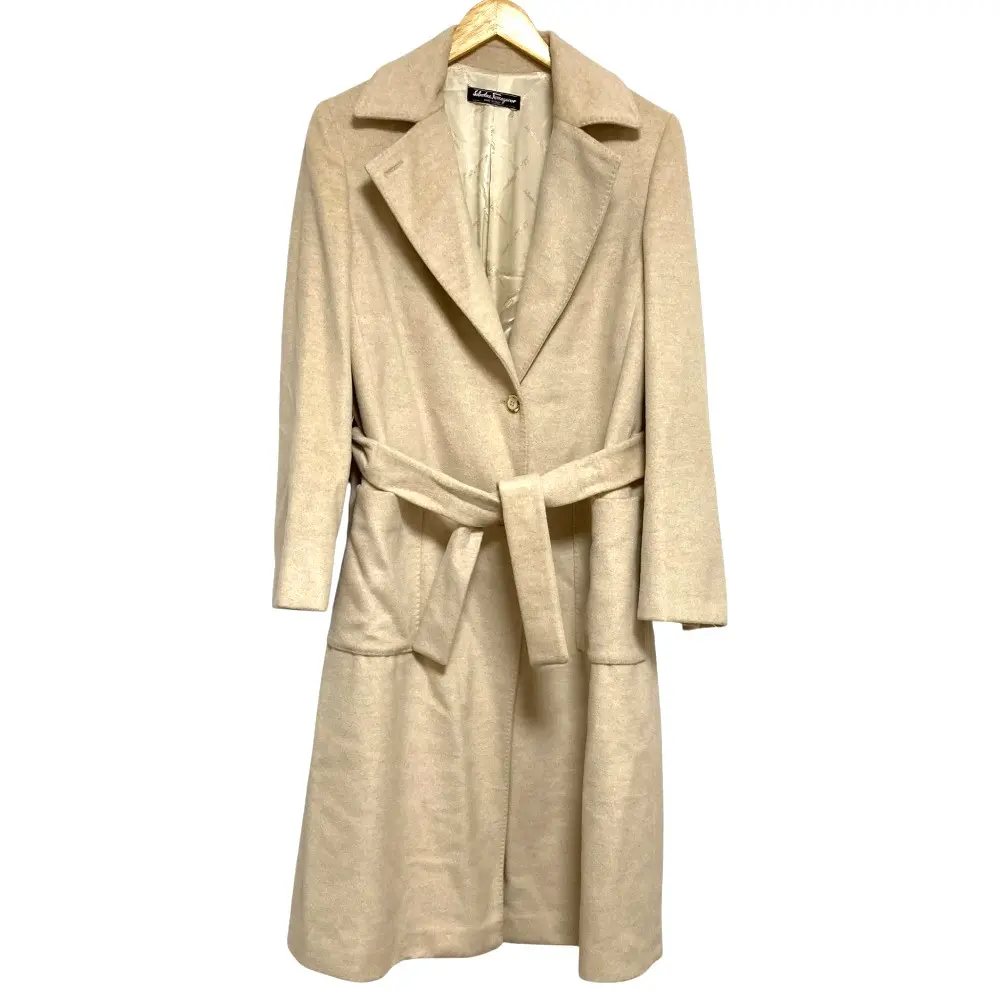 Pre-owned SALVATORE FERRAGAMO Others Small Leather Goods Long Coat