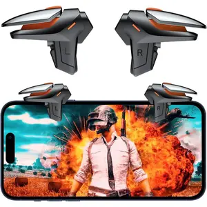 Phone Triggers for PUBG Mobile, New Version Gaming Triggers for PUBG Mobile/Call of Duty/Knives Out/Rules of Survival, Sensitive Shoot & Aim Phone Trigger Compatible with iPhone & Android