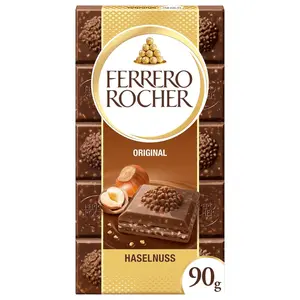 Ferrero Rocher Hazelnut Chocolate 90g | Premium Chocolate Confections