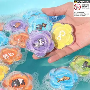 10-Piece/26-Piece Floating Bathroom Learning Toys, Floating Design, Alphabet and Number Animal Water Toy Set, Versatile Set, Suitable for Toddlers, Waterproof Educational Toys, Safe Non-Toxic Parent-Child Interaction Set, Interactive Play, Safe Materials