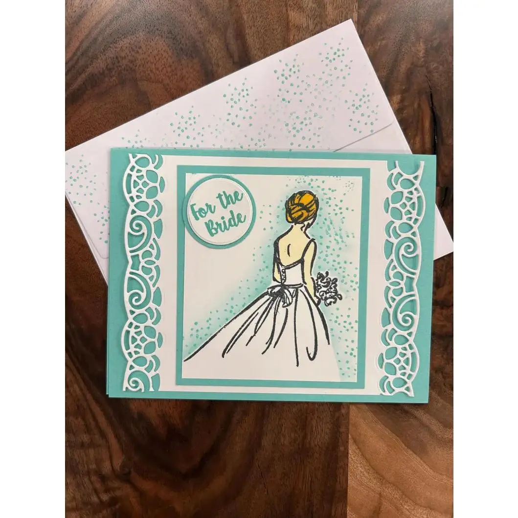Handcrafted For the Bride Wedding Card