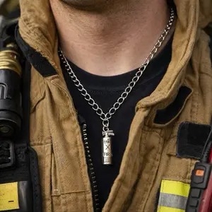 Fire Extinguisher Charm Necklace - Firefighter Gift