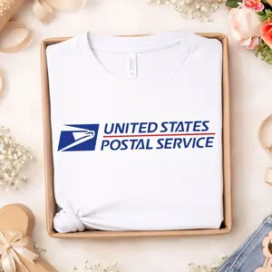 United States Postal Service T-Shirt, USPS Logo Graphic Tee