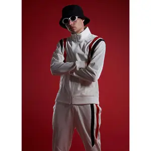 Blank State Men's Track Jacket in White