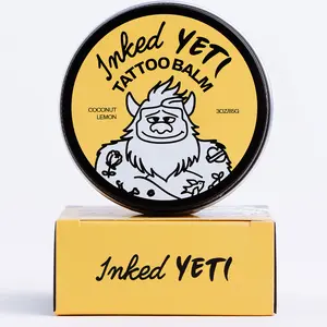 Tattoo Balm & Aftercare Cream - Clean, Vegan, Petroleum-Free Tattoo Moisturizer, Non-Greasy, Hydrates & Brightens Color, For Black & Color Tattoos (3 oz)