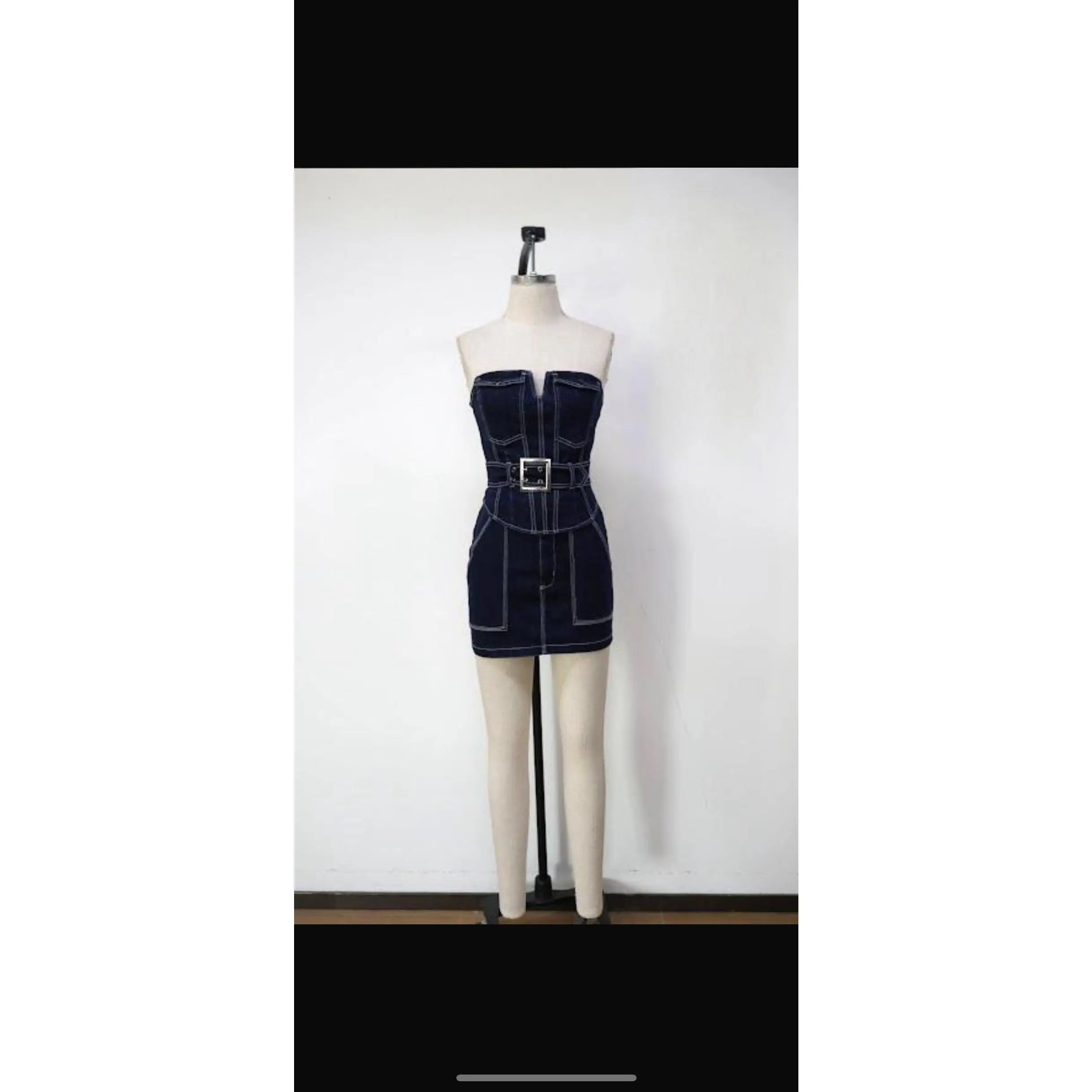 Callie denim two piece set 50129
