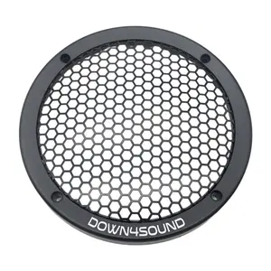 Down4sound Hexi-Grill 81B  - 8 Inch Speaker Grills - Black - SINGLE