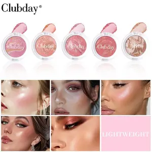 Stereo Highlight Palette 3.5g Natural Glow Lightweight Formula for All Skin Types Radiant Finish Makeup Cosmetic Waterproof Jelly Powder Blusher Set sculpt swatch peach Matte Cream with Squalane all day saie fall thecolor Mini Liquid blush cheek