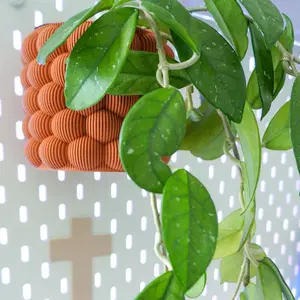 4” Hanging Pot for IKEA Skådis Pegboard – 3D Printed Organizer for Plants, Pens & Tools
