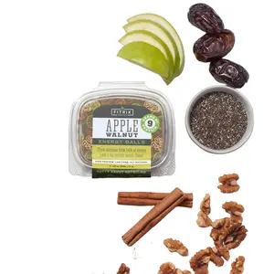 Fitrix Apple Walnut Energy Balls High Protein Gluten Free Vegan Paleo