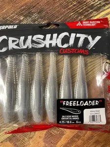 Rapala Crushcity Freeloader 4.25" Albino Shad