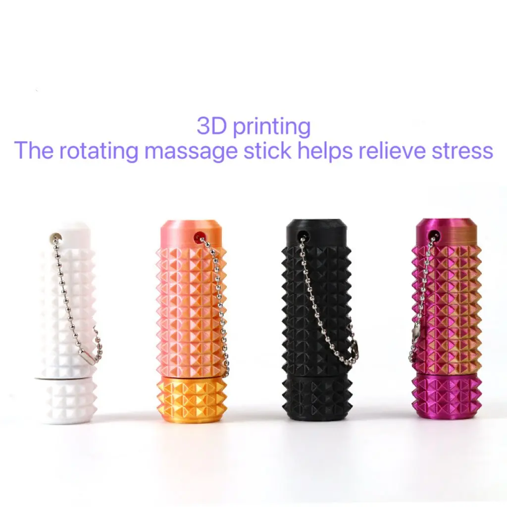 Stim Fidgets Tool for Anxiety Little Ouchies Pain Pocket Fidget Toys Adults Spiky Design for Stress Anxiety Focus Relief, Rotating Keychain, Novelty Gift