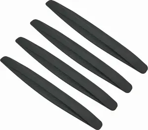 Pack Car Bumper Guard, Universal Rubber Protector for SUV  Front/Rear Anti Collision & Scratch Guard Strip (Black)