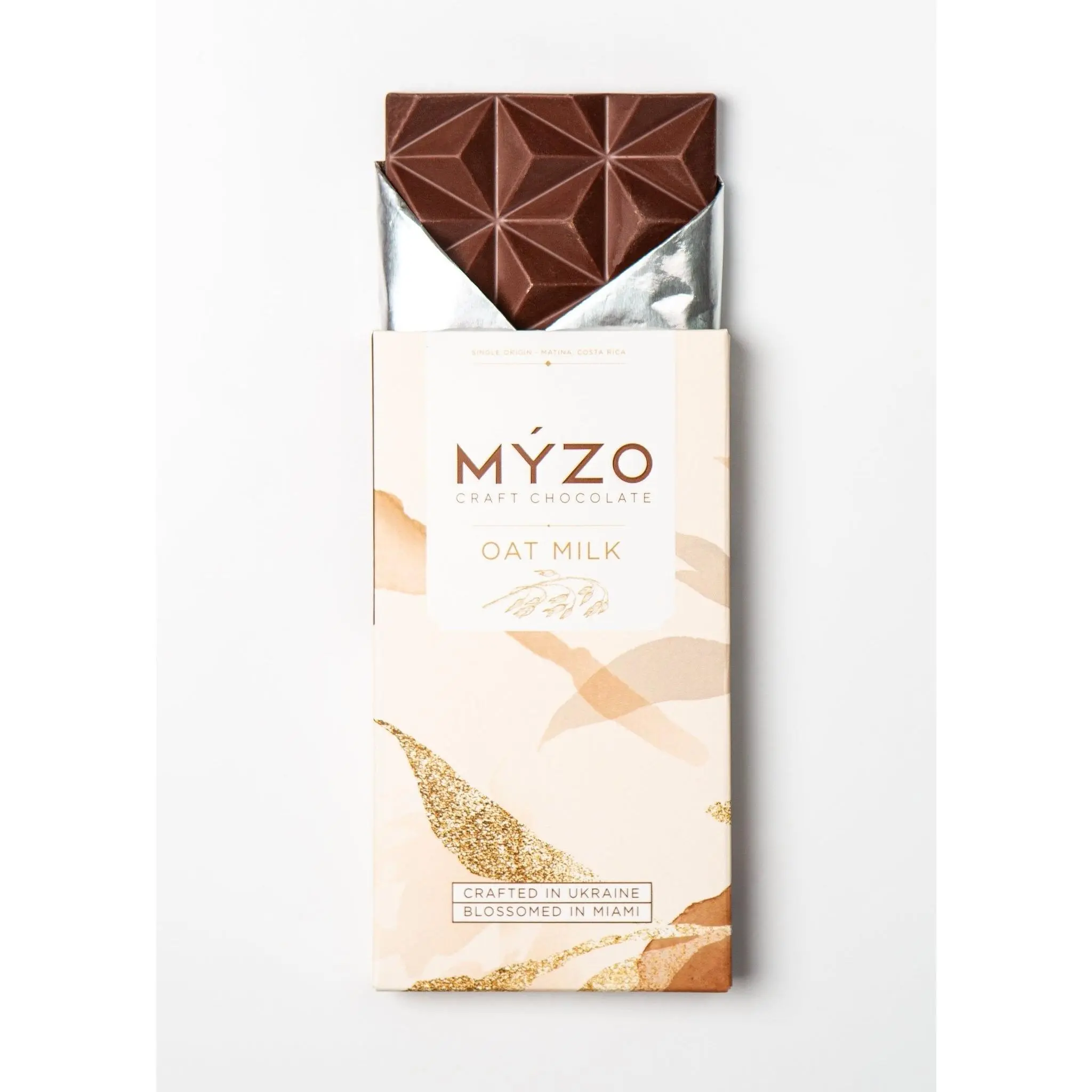 MYZO Oat Milk Chocolate | 48% Vegan Bar with Single-Origin Cacao