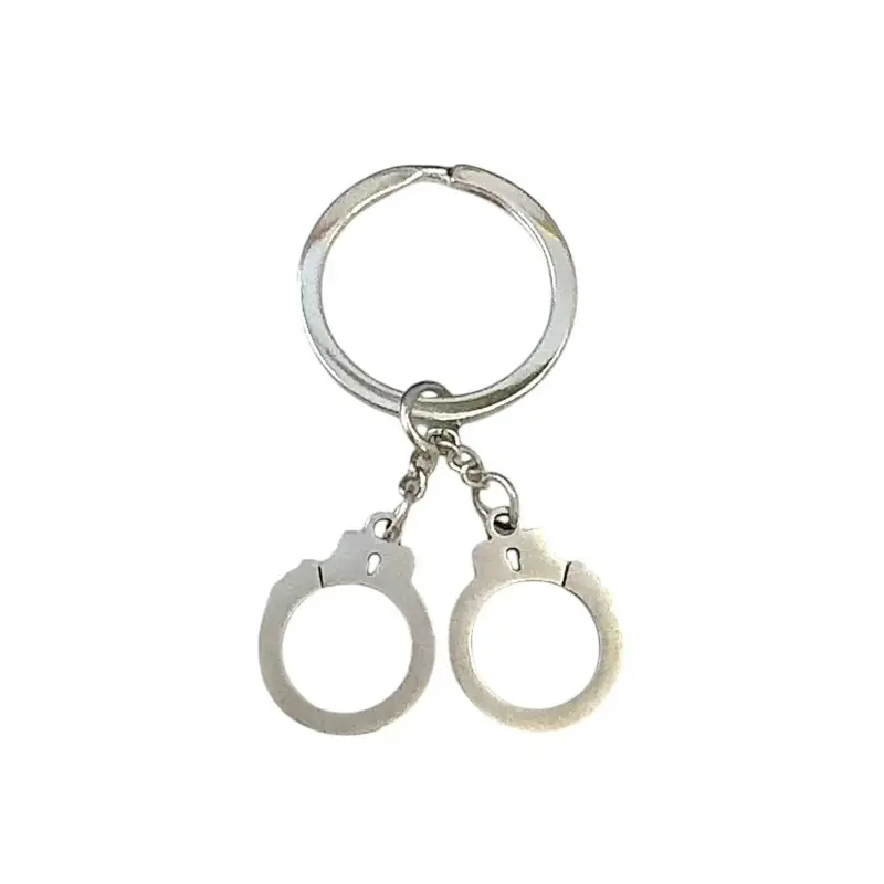 Handcuff Keychain Charm for Men Women Car Keychain Key Ring Bag Charm