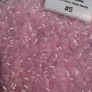 Kawaii Creations Cat Eye Donut Seed Beads 6/0 4mm 1/2oz - multiple colors diy project