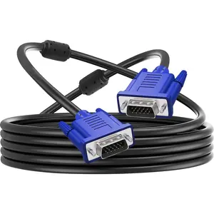 VGA to VGA Monitor Cable HD15 Male to Male for TV Computer Projector (15 Feet)