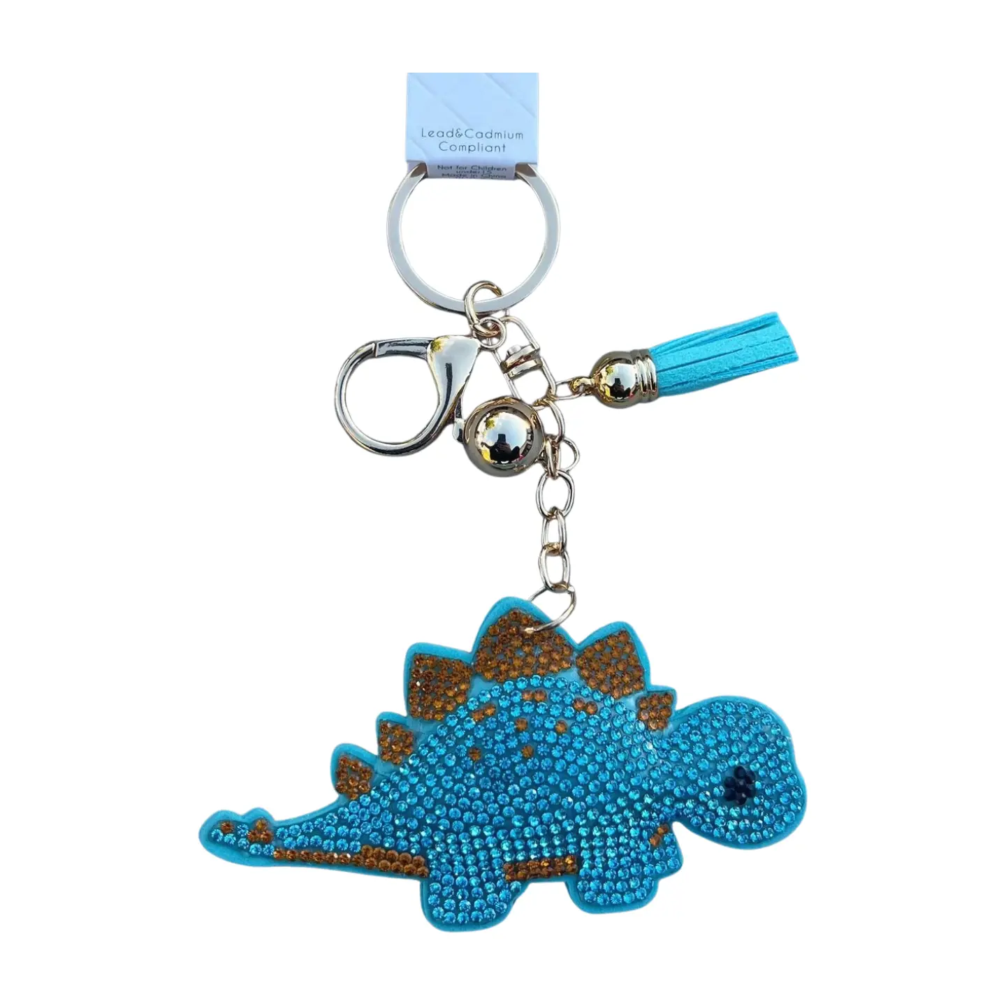 Blue Dino, Gold Hardware