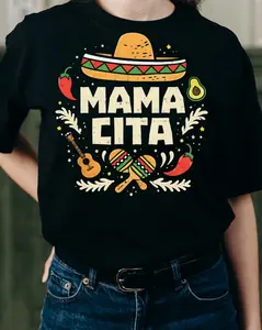 Cinco de Mayo Mamacita Shirt, Funny Fiesta Mom Tee, Mexican Party Graphic T-Shirt, Cute Mama Cita Top, Taco Fiesta Celebration Shirt, Latin Culture Outfit, Gift for Mom