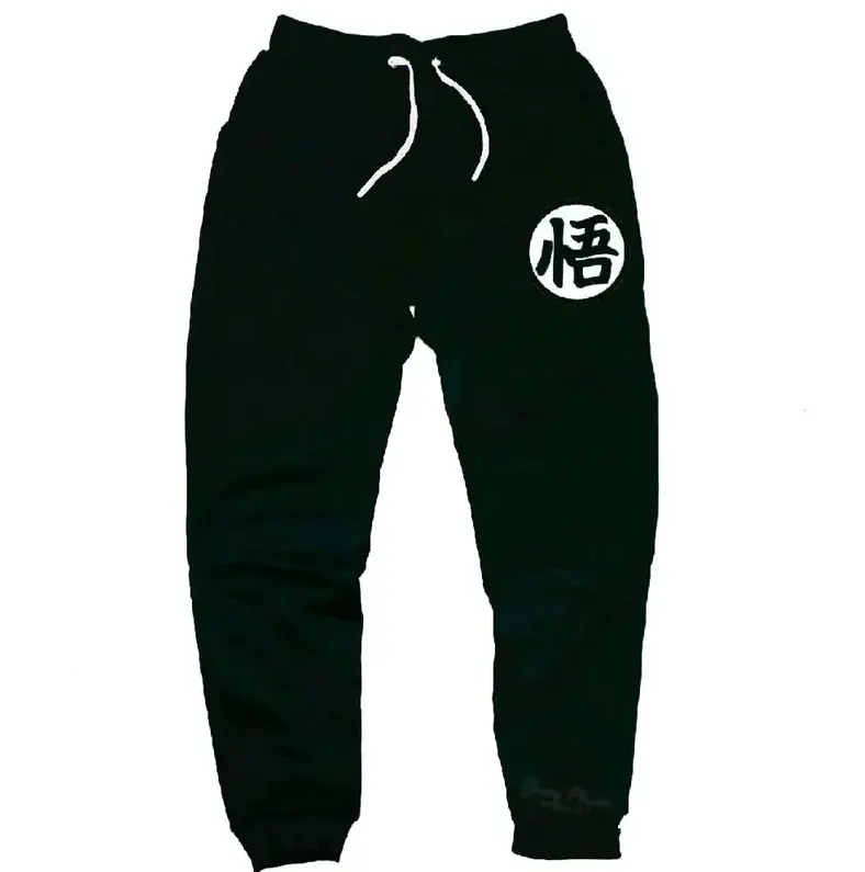 DBZ Goku Anime Joggers for Men & Women, Graphic Athletic Sweatpants, Lightweight Streetwear Workout Pants
