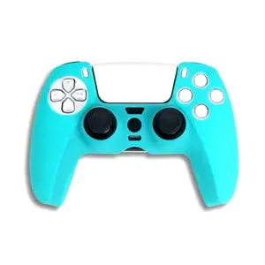 PS5 Blue Silicone Controller Cover - Gaming Console Accessories