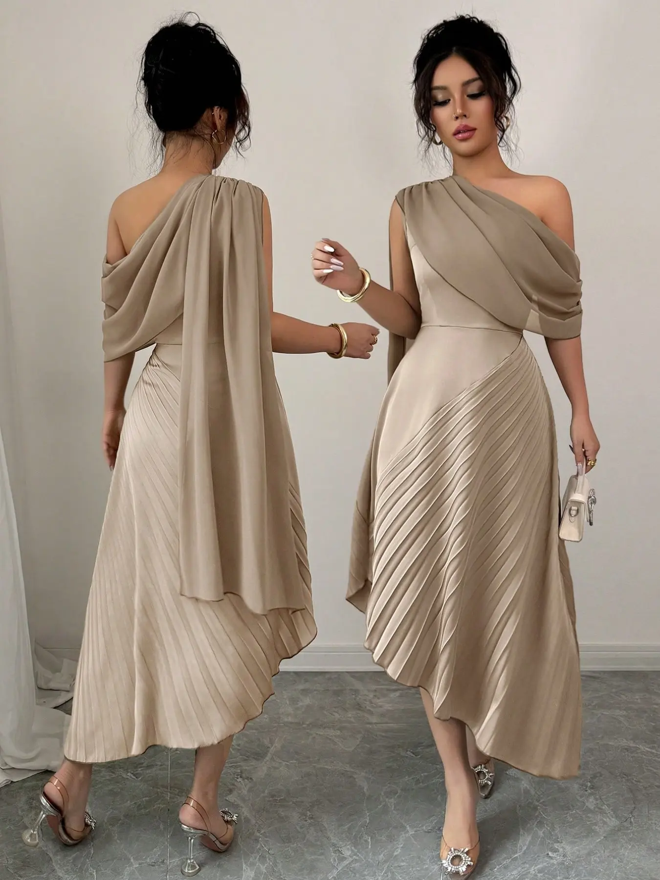 debutante ivory moire satin midi dress - TikTok Shop debutante ivory moire satin midi dress - TikTok Shop