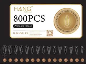 HANG TIP FLEX-GEL EX  - STILETTO MEDIUM+gifts from the shop