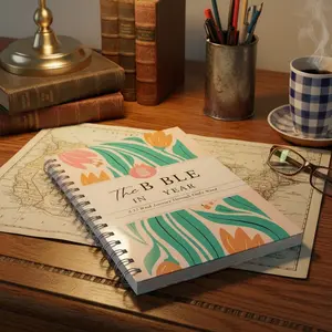 52-Week Bible Reading Journal: One Year God’s Word Study Workbook for Personal Devotion, Prayer Notes & Faith Growth