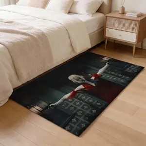 S-Superme brand Floor Mat Thickened Soft Flannel Rug – Non-Slip, Absorbent & Wear-Resistant Indoor Mat for Entryway, Living Room & Daily Home Use