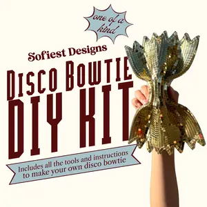 Disco Bowtie DIY Kit