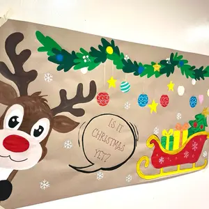 Christmas Hand Painted Banner