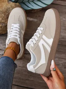Women's Spring & Fall New Style Training Sneakers, Retro Fashion Breathable Comfort Walking Shoes, Casual Low-Top Anti-Slip Lightweight Trendy Walking Sneakers