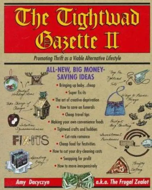 USED Book - The Tightwad Gazette II: Promoting Thrift as a Viable Alternative Lifestyle by Amy Dacyczyn (Paperback) - english