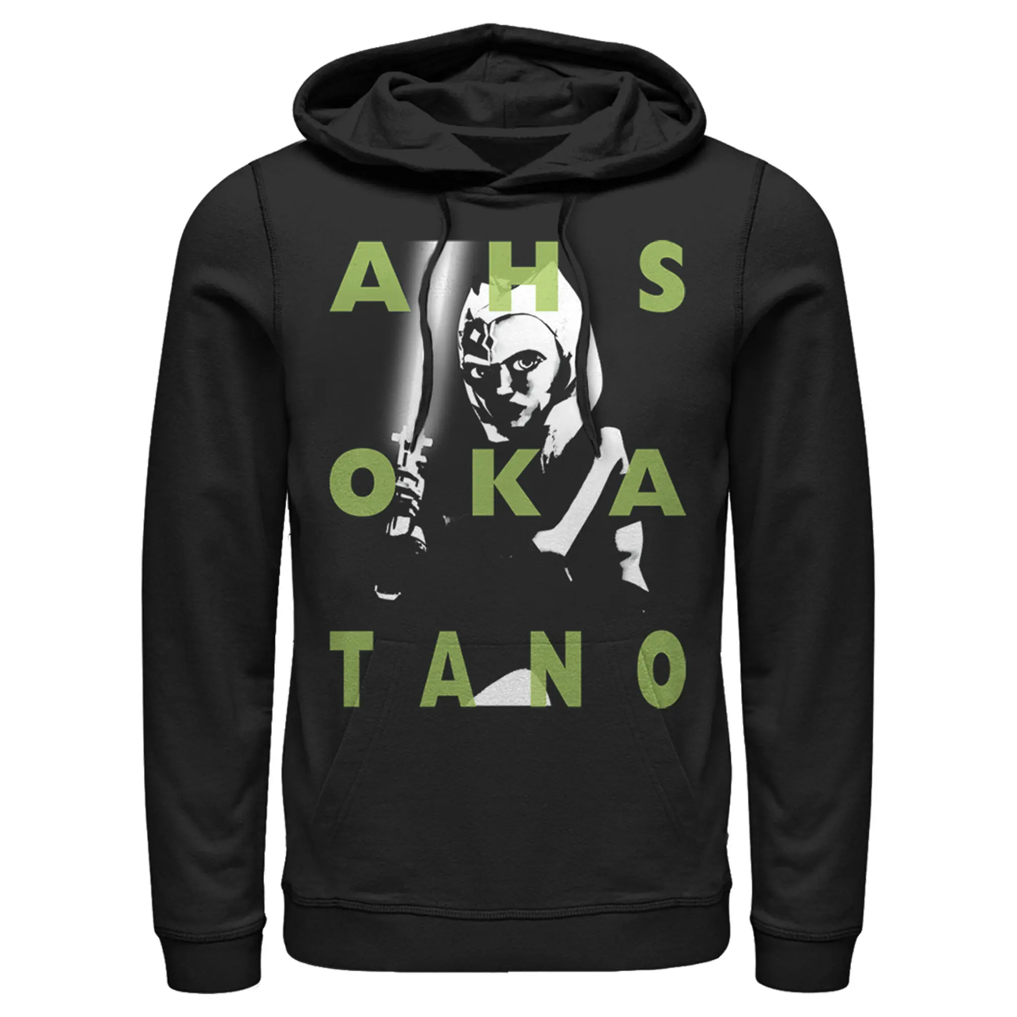 Men's Star Wars: The Clone Wars Ahsoka Tano Text Overlay Pull Over Hoodie