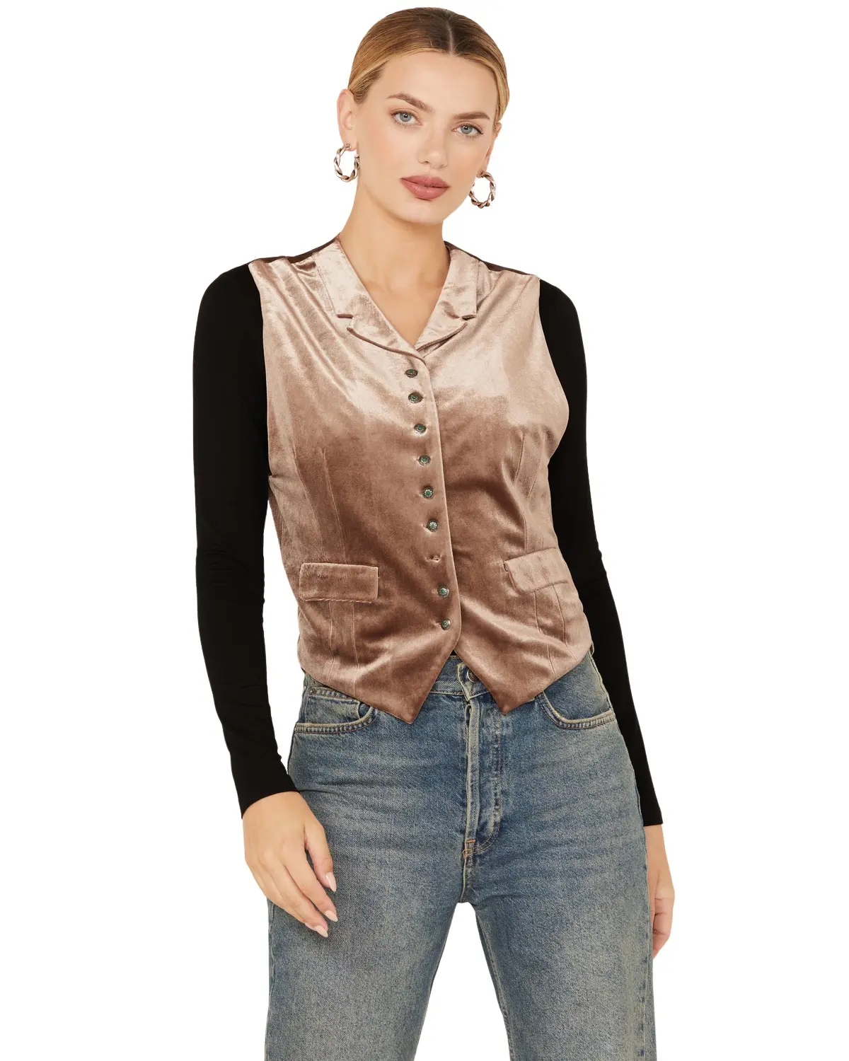 Tasha Polizzi Women's Women'S Washed Velvet Larkin Vest - 361606