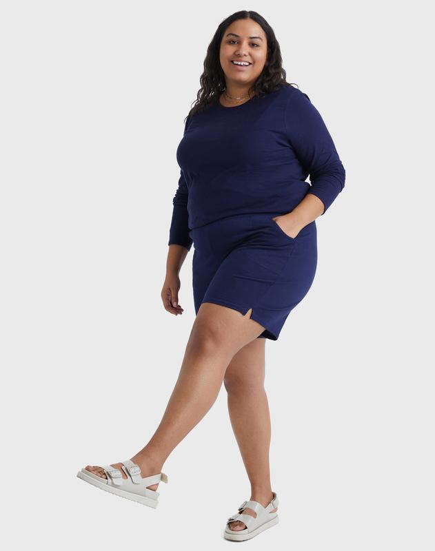 Hanes Just My Size Women's Cotton Jersey Pull-on Shorts 7" (plus ) Comfortable Fit Soft Stretch Fabric Breathable Oj206