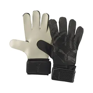 PUMA Mens One Grip 4 Rc Goalkeeper Gloves Soccer Cleats  - Black
