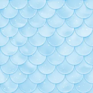 Mermaid Scales Pattern 65 Quilting Cotton Fabric